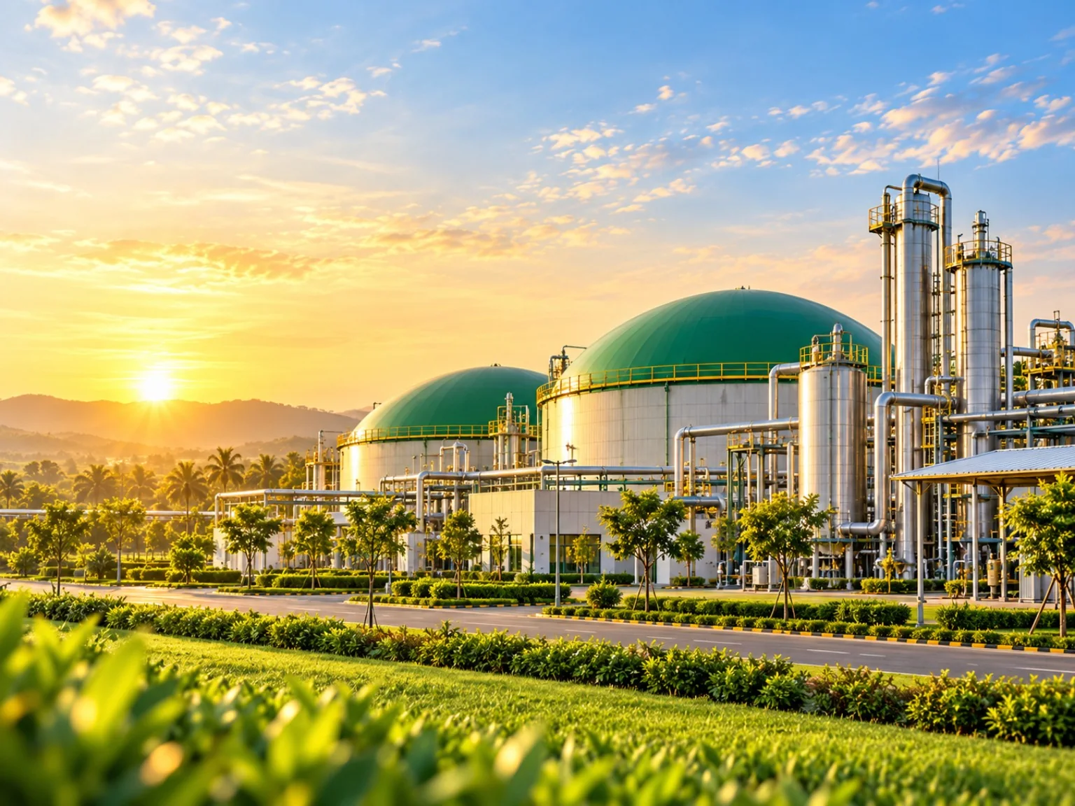 compressed biogas plant at rokdoba sakhar
